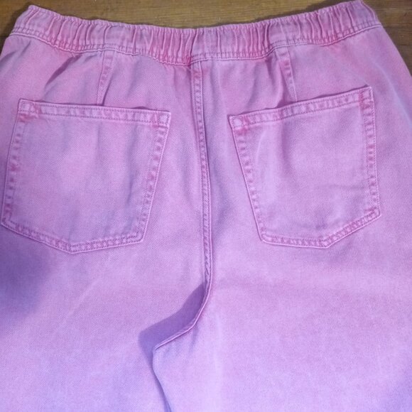 GAP mid rise ultra soft easy horseshoe jeans in sugar pink (L) - Picture 12 of 16